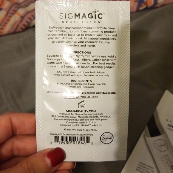 Sigma sample brush cleaner - Picture 3 of 3